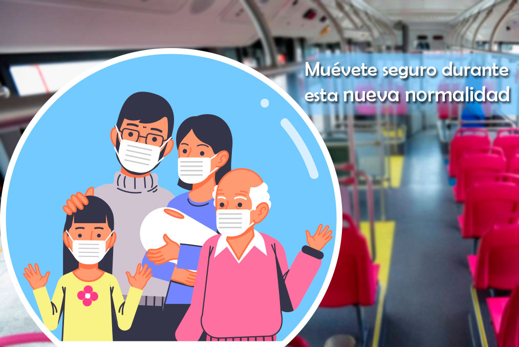 En esta nueva normalidad muévete seguro en el nuevo metrobús eléctrico